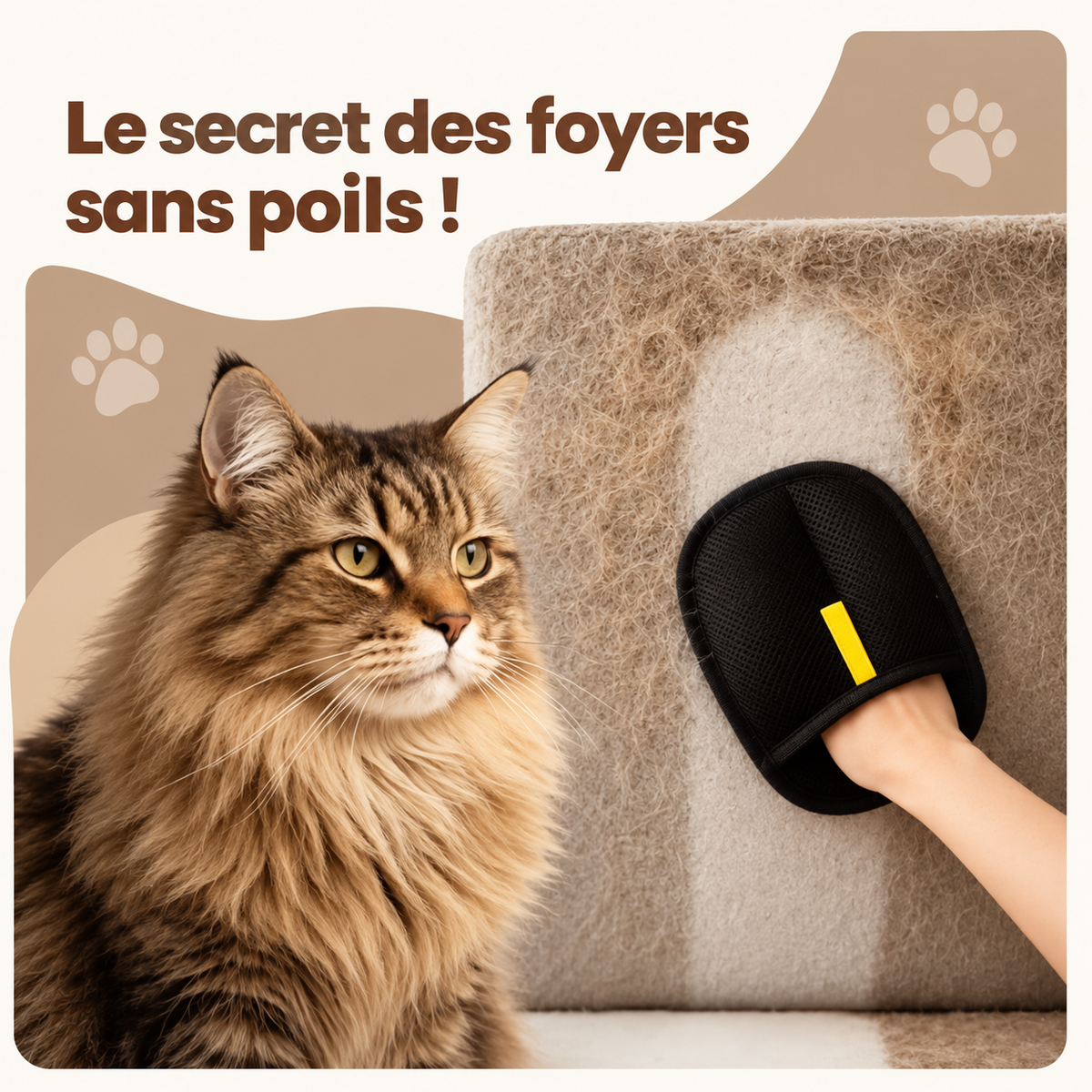 ElyClean™ – Gant attrape-poils réutilisable
