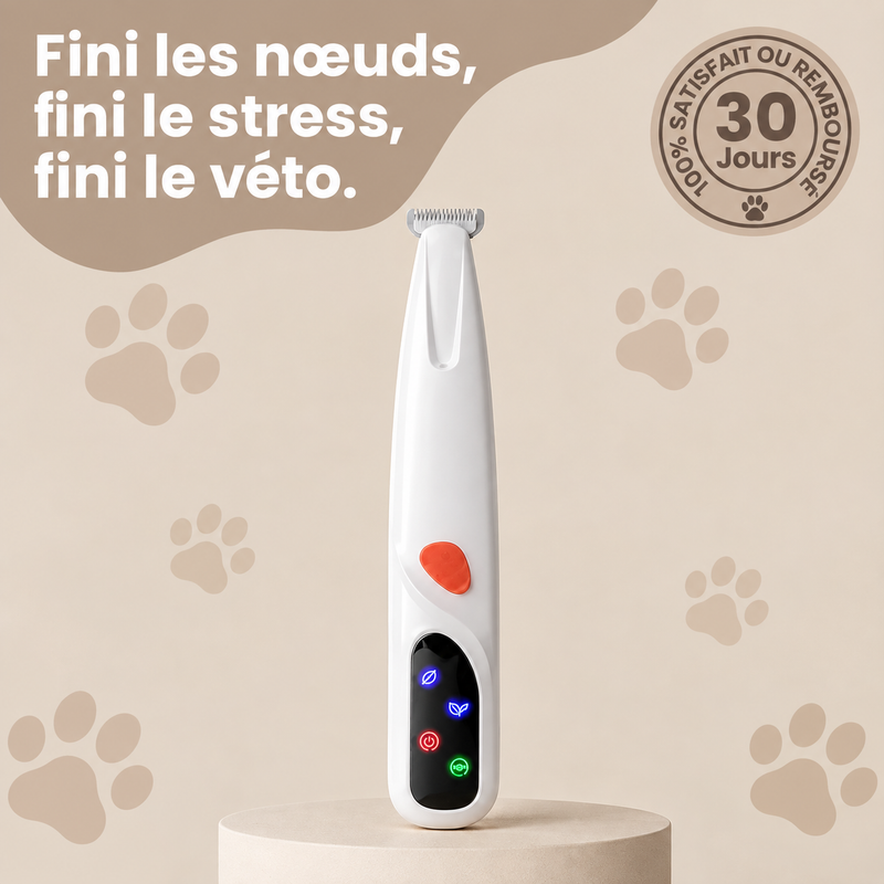 Elyvenza SilentPaw™ — Tondeuse de toilettage silencieuse pour chat