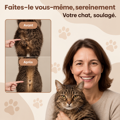 Elyvenza SilentPaw™ — Tondeuse de toilettage silencieuse pour chat