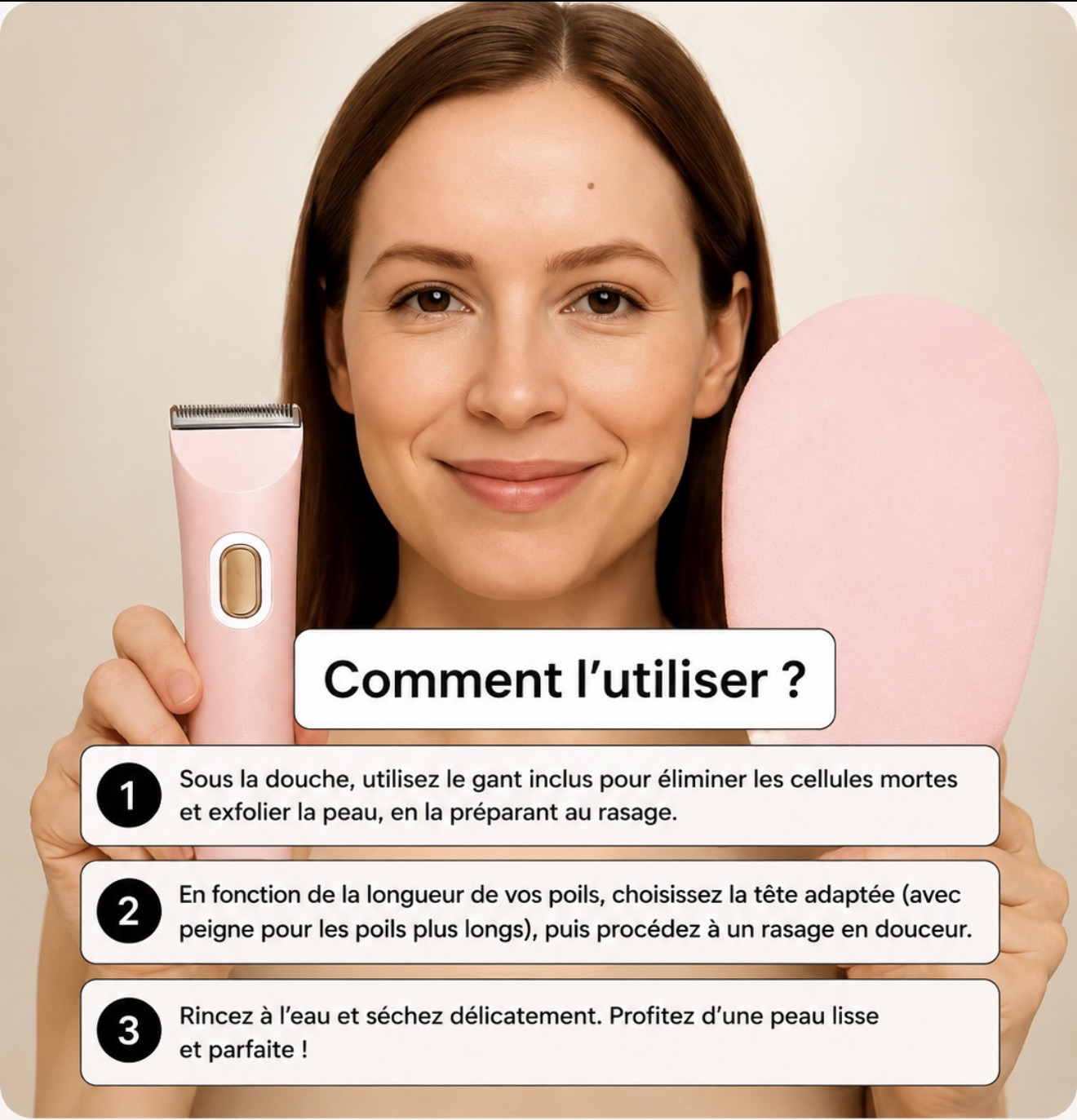 Elyvenza – Rasoir Douceur 2-en-1