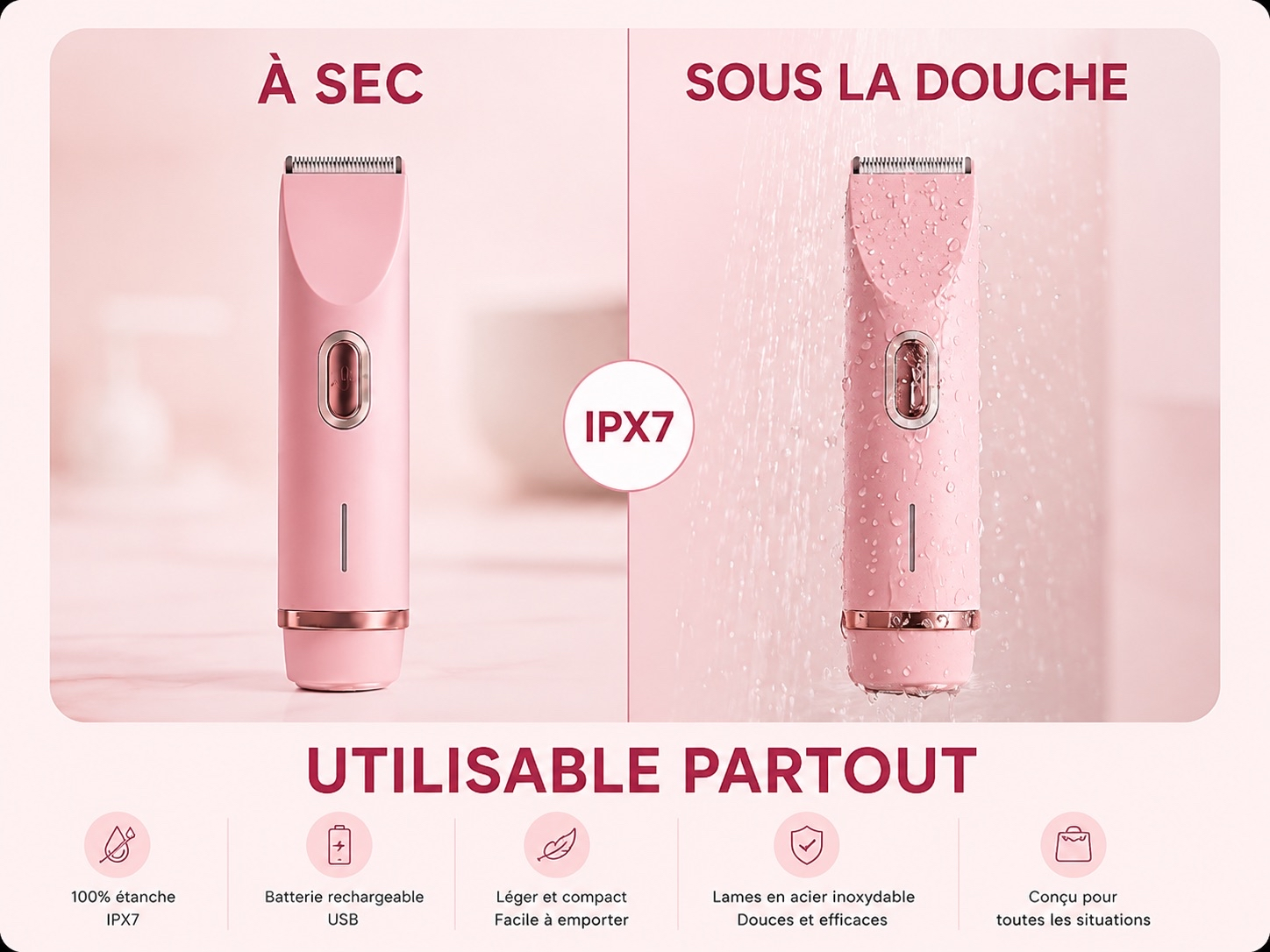 Elyvenza – Rasoir Douceur 2-en-1
