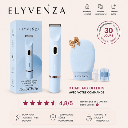Elyvenza – Rasoir Douceur 2-en-1